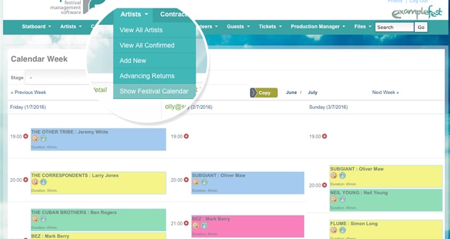How to set stage times