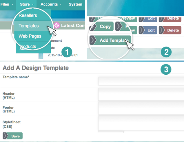 How to Add a page template