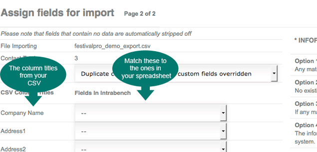 assignfields